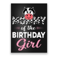 Mommy of The Bday Farm Cow Mom Birthday Party Poster