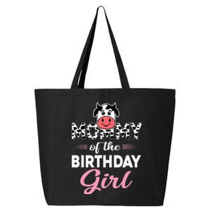 Mommy of The Bday Farm Cow Mom Birthday Party 25L Jumbo Tote