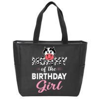 Mommy of The Bday Farm Cow Mom Birthday Party Zip Tote Bag