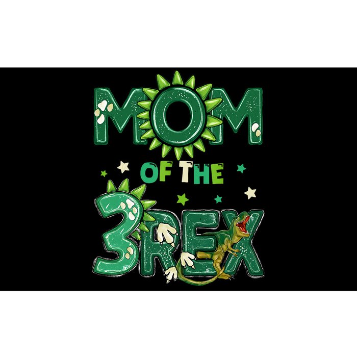 Mom Of The Three Rex Birthday Dinosaur Family Matching Bumper Sticker