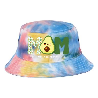 Mom Of The Birthday For Girl Avocado Mom Theme Birthday Tie Dye Newport Bucket Hat