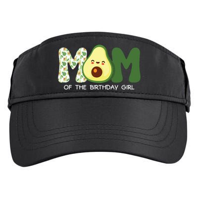 Mom Of The Birthday For Girl Avocado Mom Theme Birthday Adult Drive Performance Visor