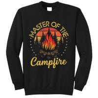 Master Of The Campfire Vintage Camping Lovers Sweatshirt