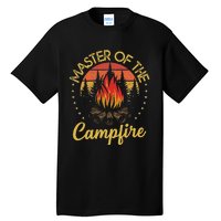 Master Of The Campfire Vintage Camping Lovers Tall T-Shirt