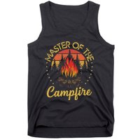 Master Of The Campfire Vintage Camping Lovers Tank Top