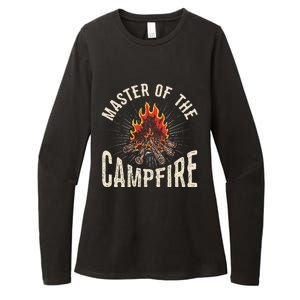 Master of the Campfire Wilderness Glamping Campfire Nature Womens CVC Long Sleeve Shirt