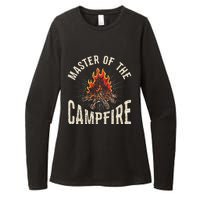 Master of the Campfire Wilderness Glamping Campfire Nature Womens CVC Long Sleeve Shirt