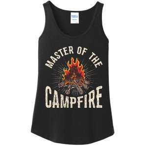 Master of the Campfire Wilderness Glamping Campfire Nature Ladies Essential Tank