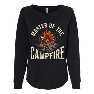 Master of the Campfire Wilderness Glamping Campfire Nature Womens California Wash Sweatshirt