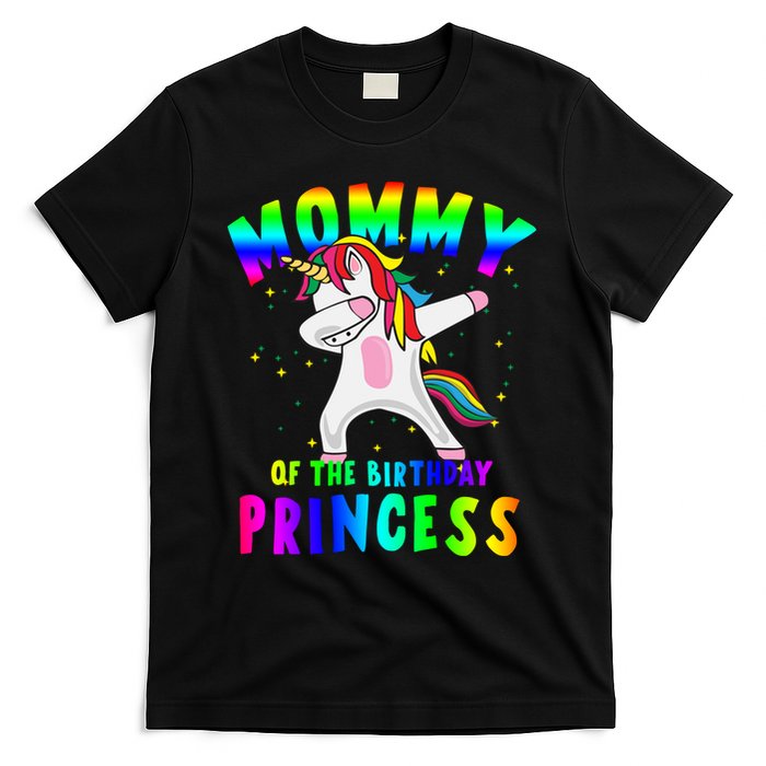 Mommy Of The Birthday Princess Magical Unicorn T-Shirt