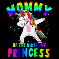 Mommy Of The Birthday Princess Magical Unicorn T-Shirt
