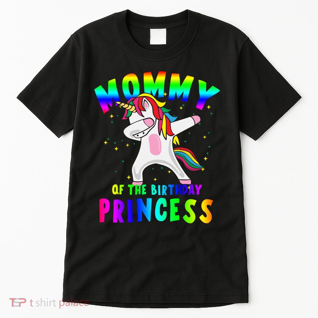 Mommy Of The Birthday Princess Magical Unicorn Tall T-Shirt