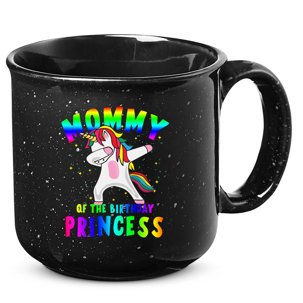 Mommy Of The Birthday Princess Magical Unicorn 15oz Campfire Ceramic Mug