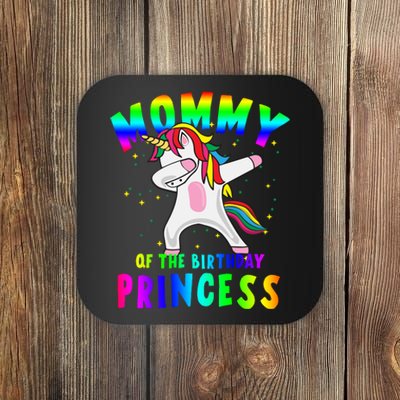 Mommy Of The Birthday Princess Magical Unicorn Coaster