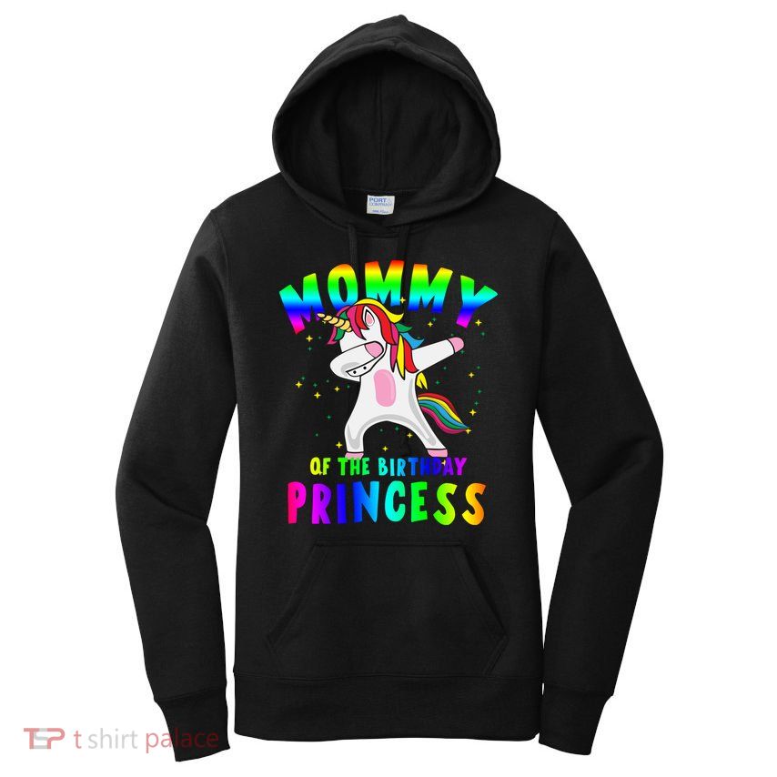 Mommy Of The Birthday Princess Magical Unicorn Women's Pullover Hoodie