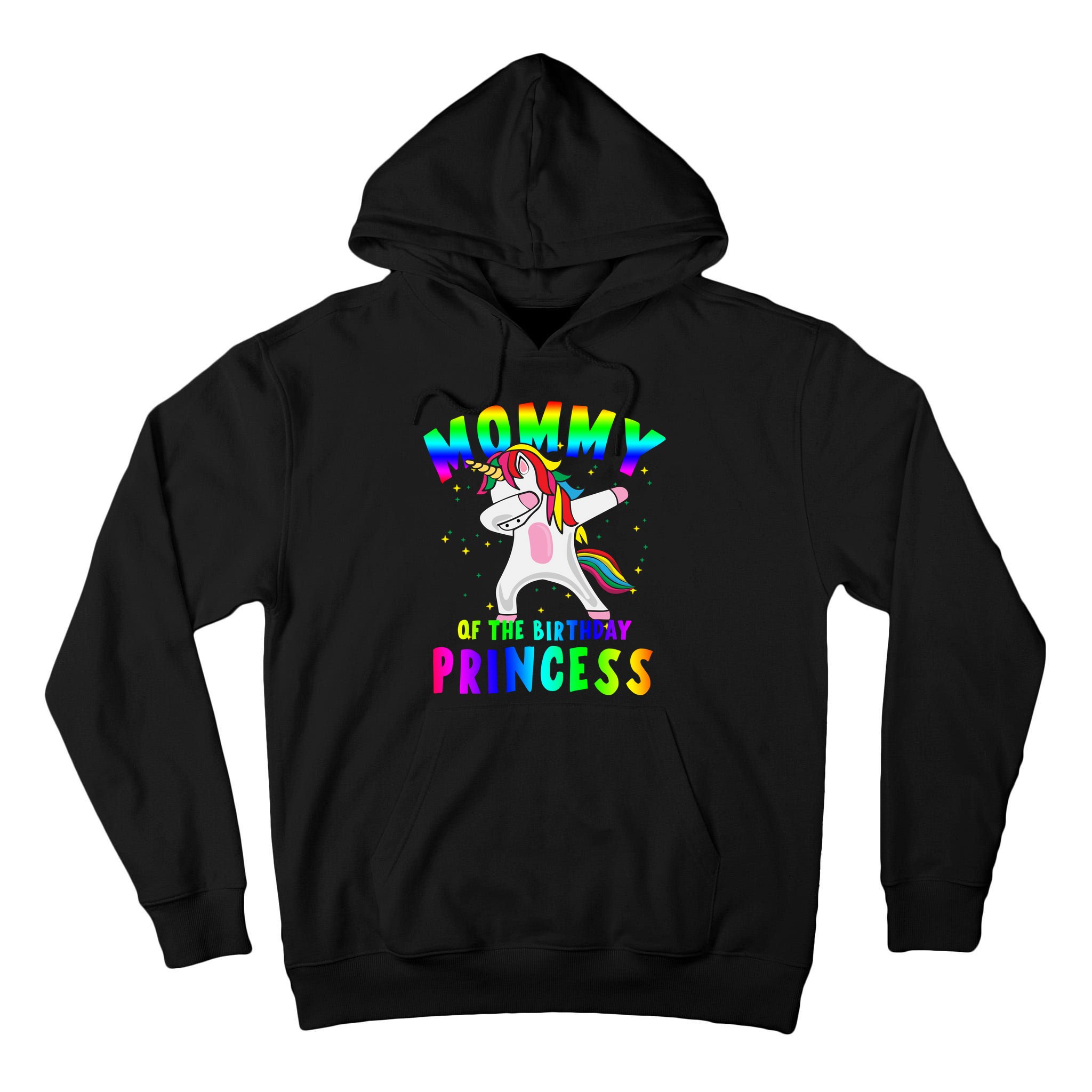 Mommy Of The Birthday Princess Magical Unicorn Tall Hoodie