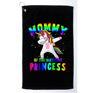 Mommy Of The Birthday Princess Magical Unicorn Platinum Collection Golf Towel