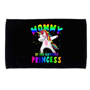 Mommy Of The Birthday Princess Magical Unicorn Microfiber Hand Towel