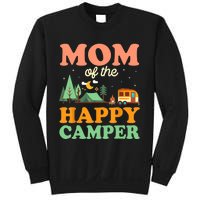 Mom Of The Happy Camper Wo 1st Bday Camping Trip Sweatshirt