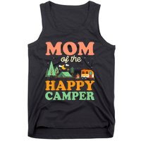 Mom Of The Happy Camper Wo 1st Bday Camping Trip Tank Top