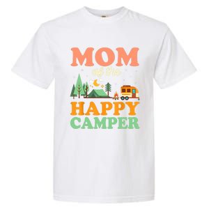 Mom Of The Happy Camper Wo 1st Bday Camping Trip Garment-Dyed Heavyweight T-Shirt