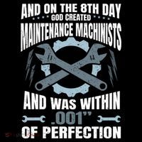 Machining On The 8th Day God Created Maintenance Machinist Gift City Backpack