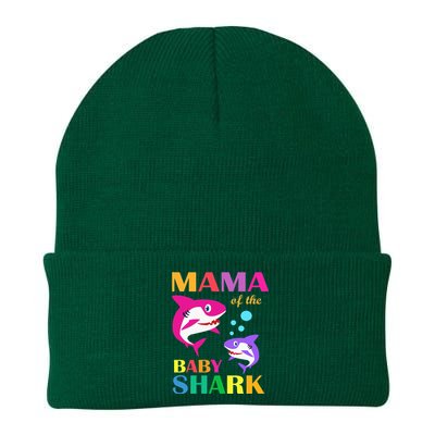 Mama Of The Baby Birthday Shark Mama Shark Mother's Day Knit Cap Winter Beanie