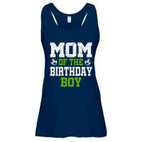 Mom of the Birthday Soccer Player Vintage Ladies Essential Flowy Tank