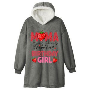 Mama Of The Berry First Birthday Gifts Sweet Strawberry Hooded Wearable Blanket