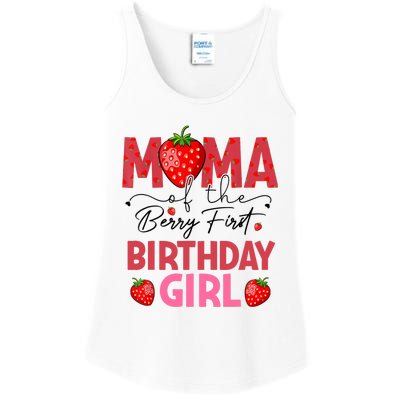 Mama Of The Berry First Birthday Gifts Sweet Strawberry Ladies Essential Tank