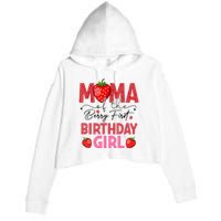 Mama Of The Berry First Birthday Gifts Sweet Strawberry Crop Fleece Hoodie