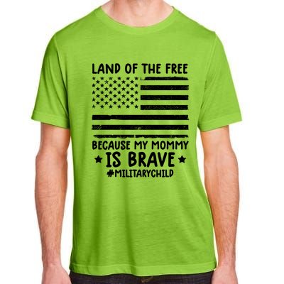 Month Of The Military Land Of Free Because My Mommy Is Brave Cool Gift Adult ChromaSoft Performance T-Shirt