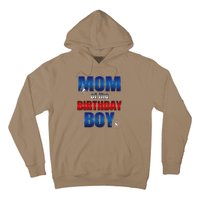 Mom Of The Birthday Spider Web Boy Mom And Dad Family Hoodie