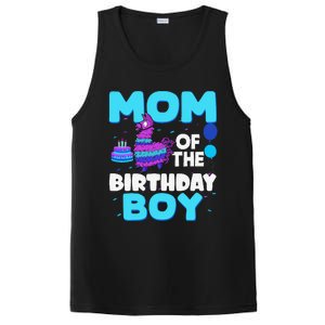 Mom Of The Birthday Boy Llama Mom And Dad Family Party PosiCharge Competitor Tank