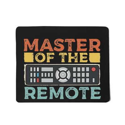 Master Of The Remote Controller Tv Mousepad