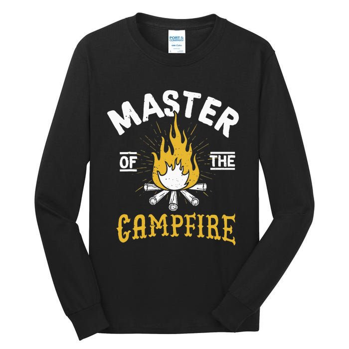 Master Of The Campfire Camping & Outdoors Tall Long Sleeve T-Shirt