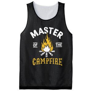 Master Of The Campfire Camping & Outdoors Mesh Reversible Basketball Jersey Tank