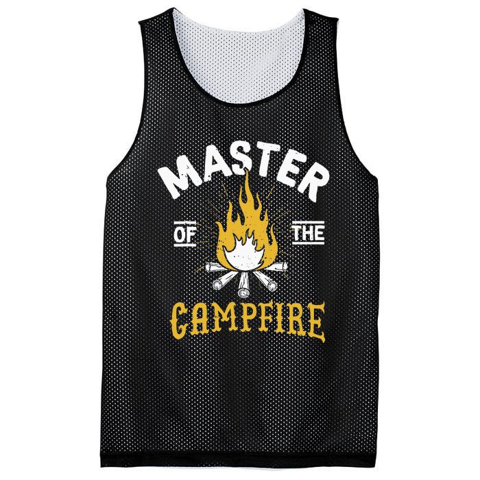 Master Of The Campfire Camping & Outdoors Mesh Reversible Basketball Jersey Tank