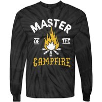 Master Of The Campfire Camping & Outdoors Tie-Dye Long Sleeve Shirt