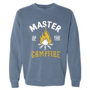 Master Of The Campfire Camping & Outdoors Garment-Dyed Sweatshirt