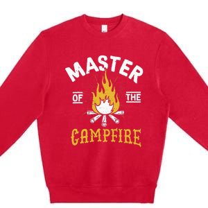 Master Of The Campfire Camping & Outdoors Premium Crewneck Sweatshirt