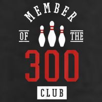 Member Of The 300 Club Bowling Ball Strike Pins Beanie