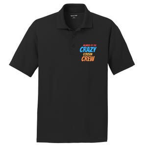 Member Of The Crazy Cousin Crew Meaningful Gift PosiCharge RacerMesh Polo