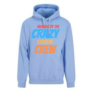 Member Of The Crazy Cousin Crew Meaningful Gift Unisex Surf Hoodie