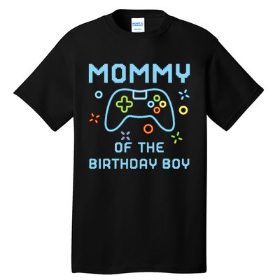 Mommy of the Birthday Matching Video Gamer Birthday Tall T-Shirt