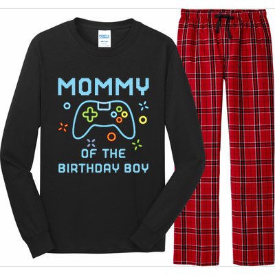 Mommy of the Birthday Matching Video Gamer Birthday Long Sleeve Pajama Set