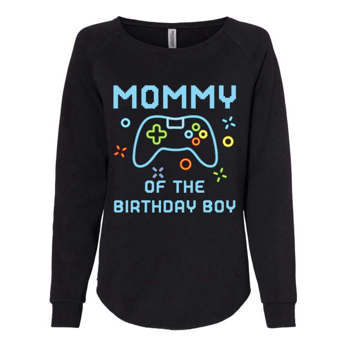 Mommy of the Birthday Matching Video Gamer Birthday Womens California Wash Sweatshirt