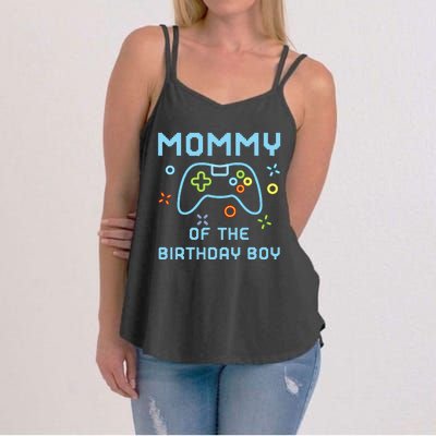 Mommy of the Birthday Matching Video Gamer Birthday Women's Strappy Tank