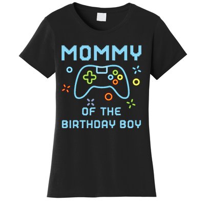 Mommy of the Birthday Matching Video Gamer Birthday Women's T-Shirt