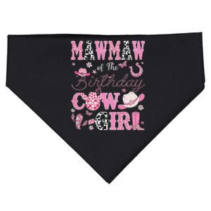 Mawmaw Of The Birthday Cowgirl Western Rodeo Mawmaw USA-Made Doggie Bandana